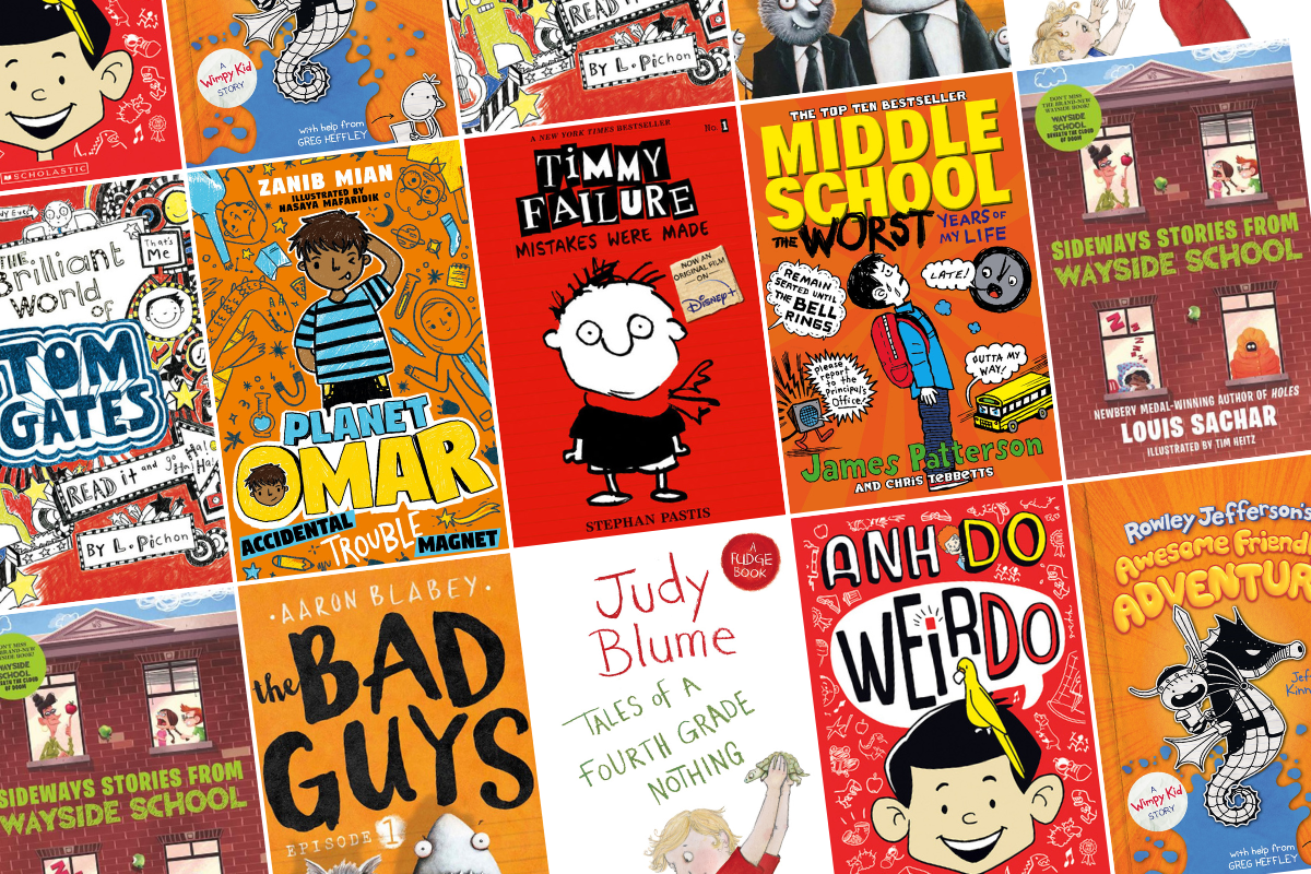 9 super funny chapter book series for kids (that aren't Wimpy Kid